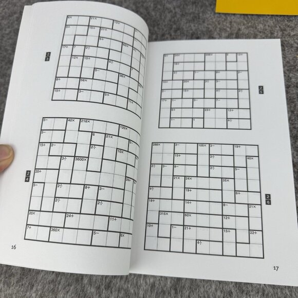 ✅ Second-Degree Brown Belt KenKen & Black Belt Kakuro Puzzle Books Lot-2 PB Book - Picture 4 of 6